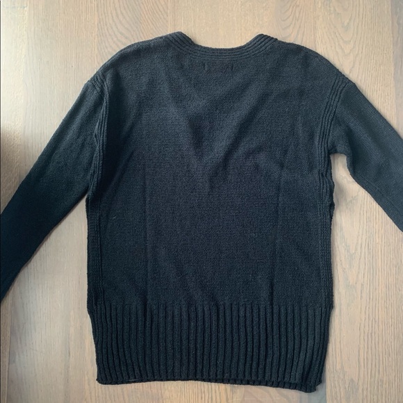 Sweater - high low cross cross front knit top - Picture 7 of 7